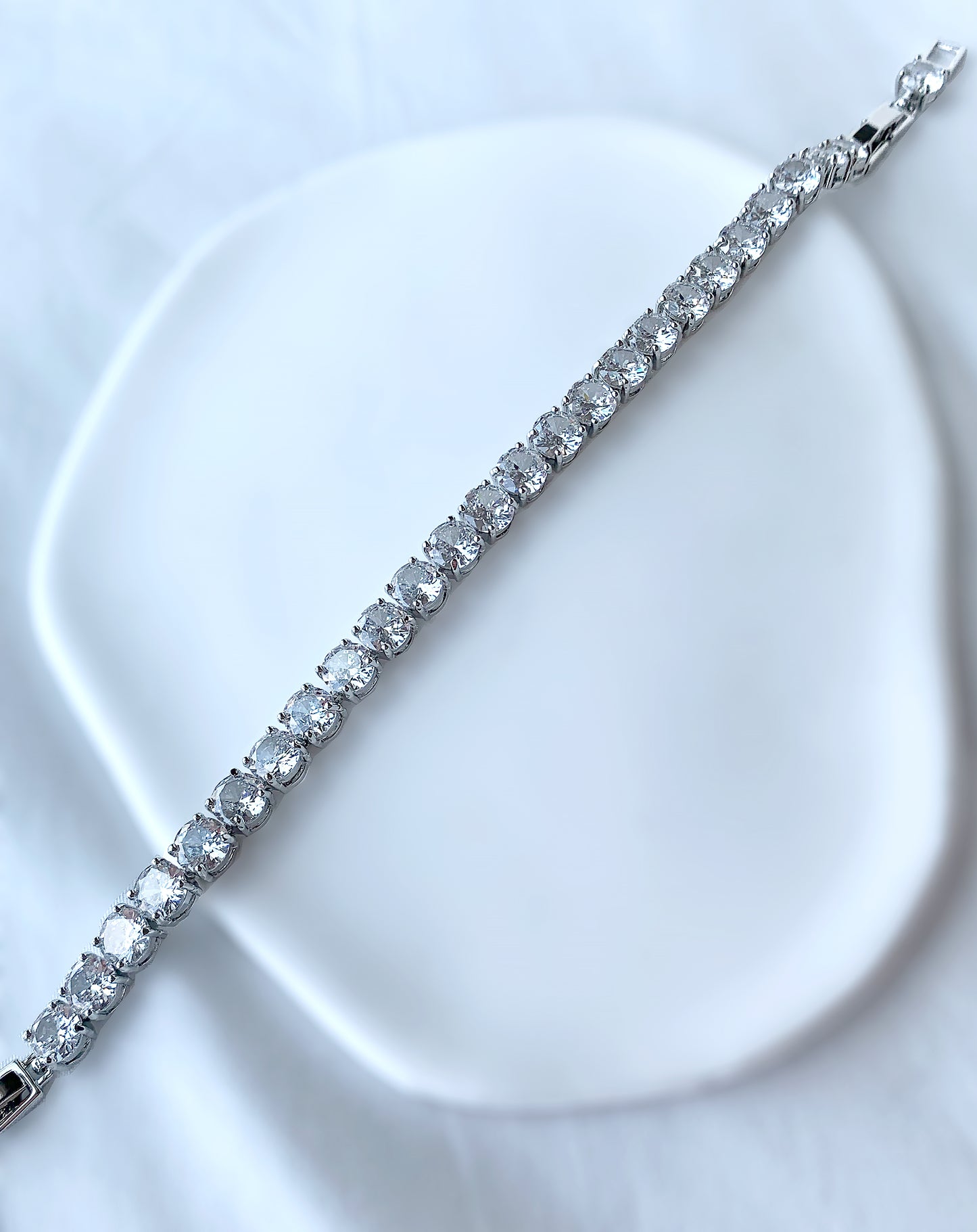 Silver Tennis Bracelet