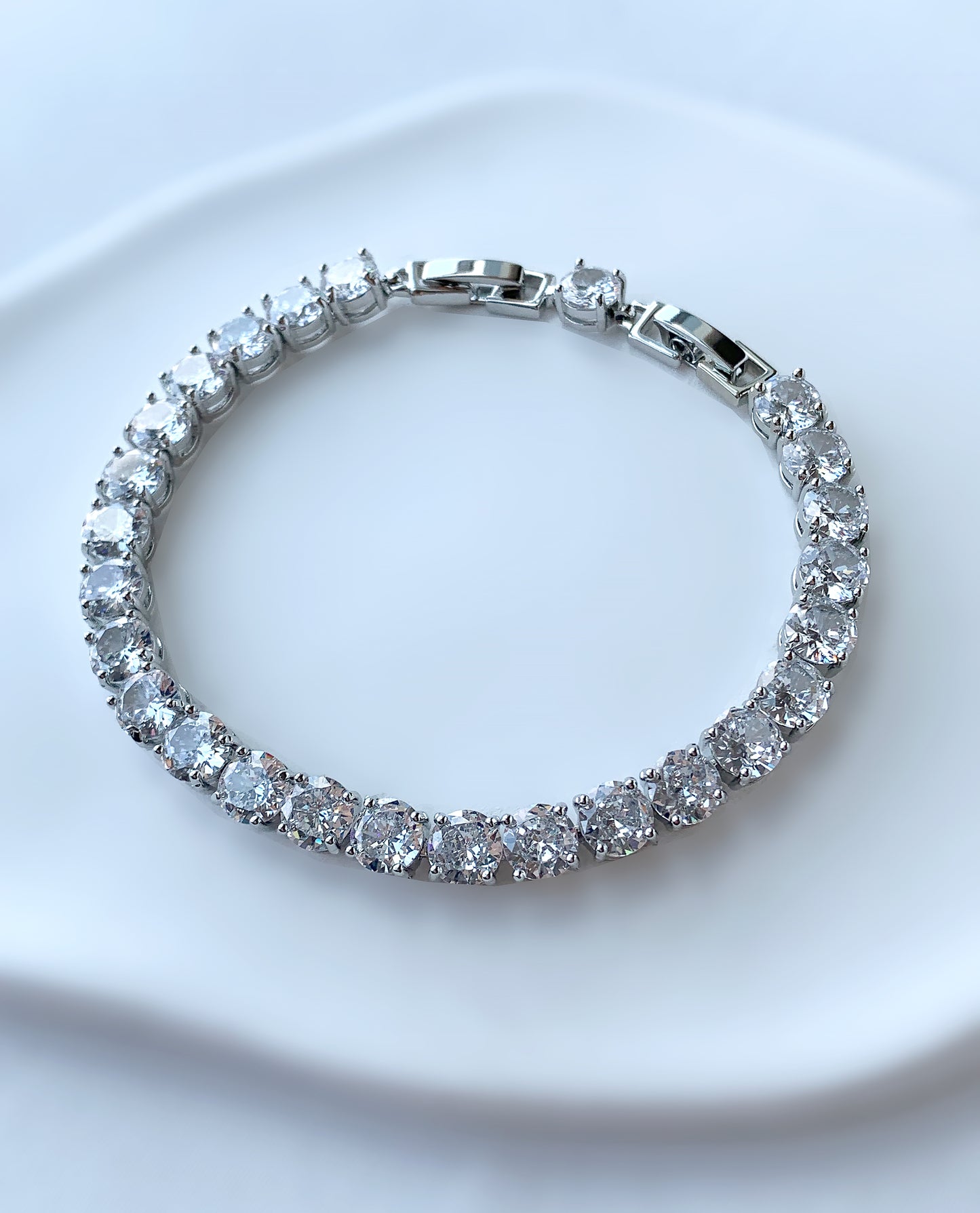 Silver Tennis Bracelet