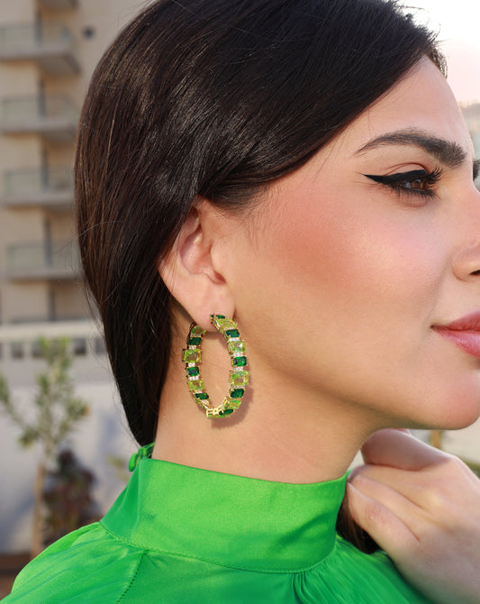 Emerald Green Earrings